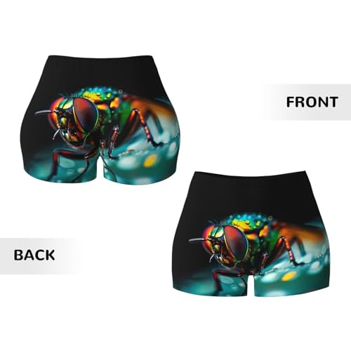 Eagle Pattern Sports Shorts, high Elastic Slim Fitness Pants, Suitable for Yoga/Leisure/Daily wear3