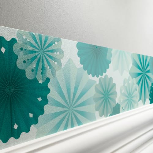 lovely label Bordüre selbstklebend ROSETTEN MINT - Wandbordüre...