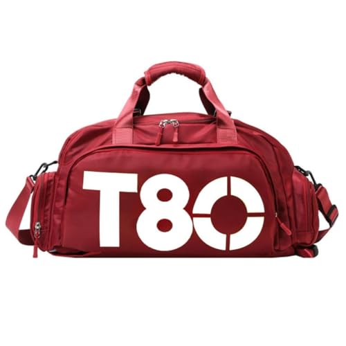 Kit Bolsa Feminina de Academia Esporte Mochila Masculina Viagem Fitness e Bolsa Térmica (Vermelho)