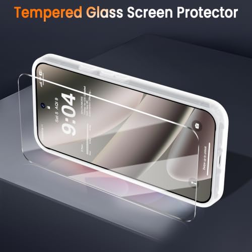 Image of WRJ for Pixel 11 Case /Pixel 11 Pro Case+Screen Protector,Matte Clear