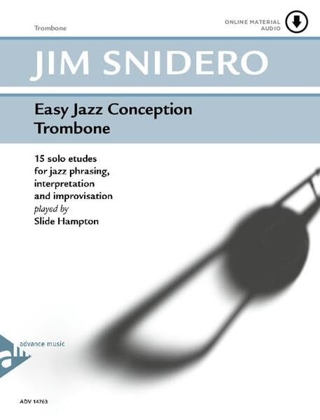 Easy jazz conception trombone CD méthode partition pour apprendre le jazz et le swing