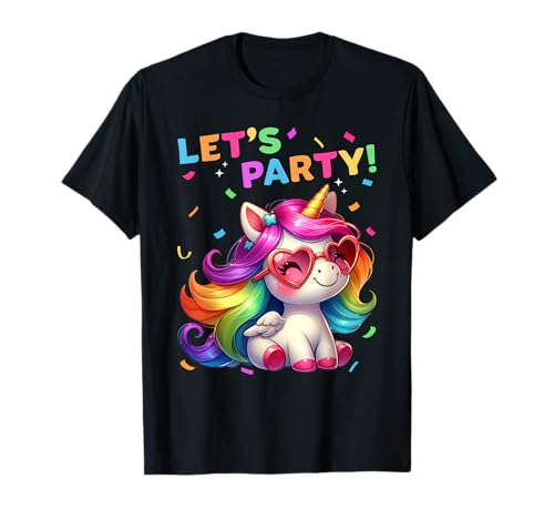 Einhorn Party Outfit Damen Herren Jungen Mädchen Einhorn T-Shirt