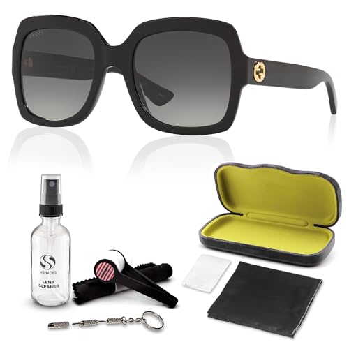 Gucci GG0036SN Designer Fashion Sunglasses - Elegant, Sophisticated & Stylish Rectangular Shape Eyewear W/Luxury eSHADES Kit