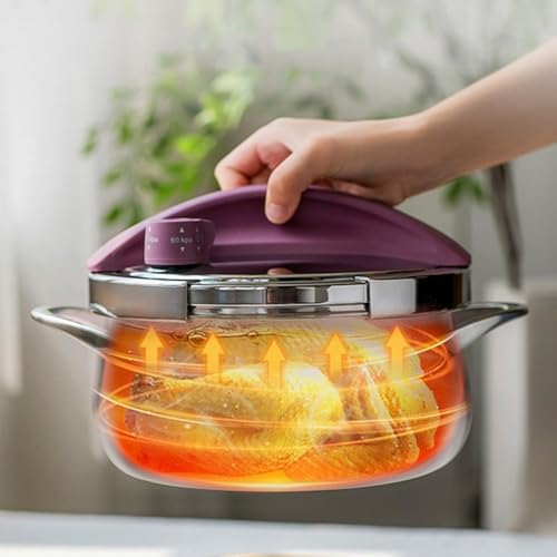Olla a presión de acero inoxidable 3L miniatura 4