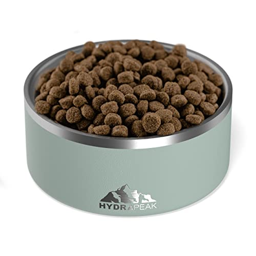 Hydrapeak Dog Bowl; Non Slip Stainless Steel; Water and Food Dish; Large Sized and Small Dogs; 32oz 64oz; Multiple Sizes | 8 Cup | Teal - Image 3