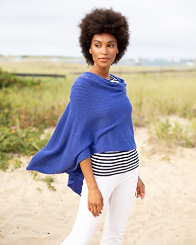Image of CLAUDIA NICHOLE Womens 100% Cashmere Dress Topper - Cashmere Poncho Wrap