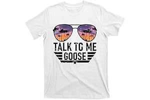Talk to Me Goose Black T-shirt