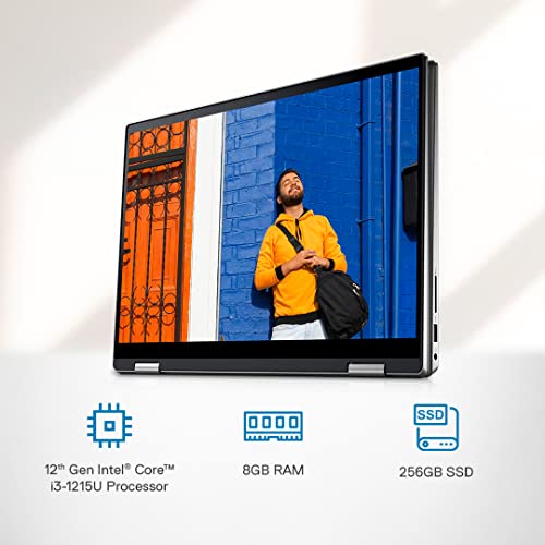 Image of Dell Inspiron 7420 2in1 Laptop, 12th Gen Intel Core i3-1215U, 8GB, 256GB, Win 11+ MSO'21, 14.0 inch (35.