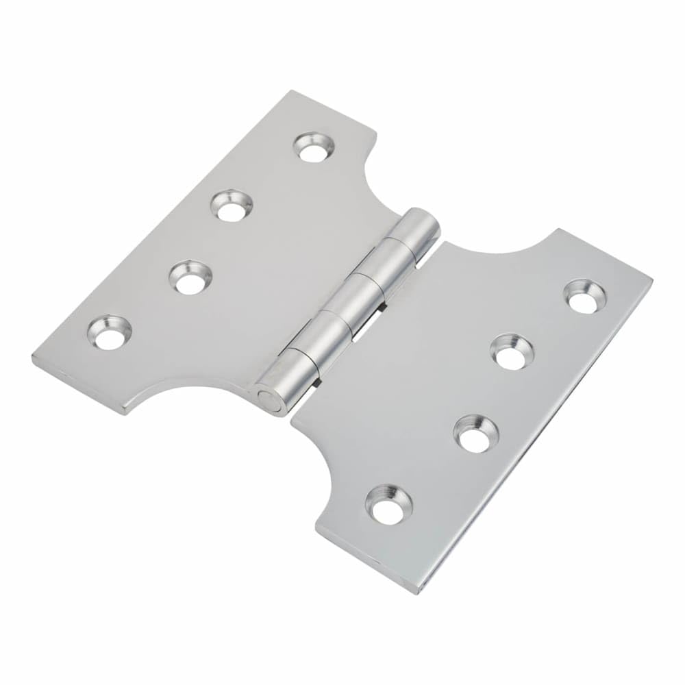 Solid Brass Parliament Hinge in Polished Chrome Finish, Enables The Door to Project Over architraves, dado Rail