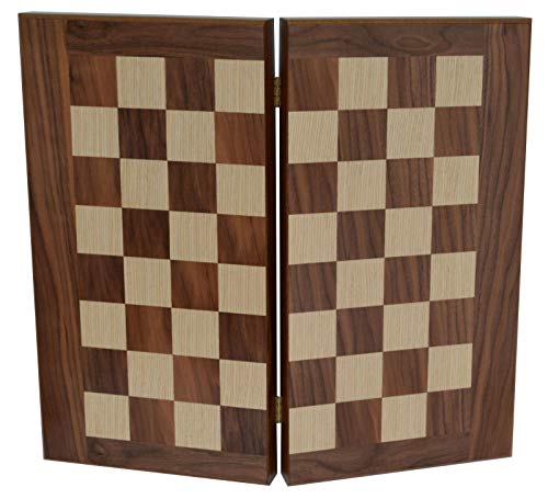 Échecs et backgammon Manopoulos en noyer : le cadeau idéal et durable