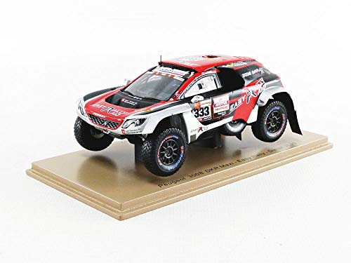 ☆ スパーク 1/43 プジョー 3008 DKR マキシ Easy Rally 2019 ダカール ラリー #333 J-P.Besson/J.ブルーシー