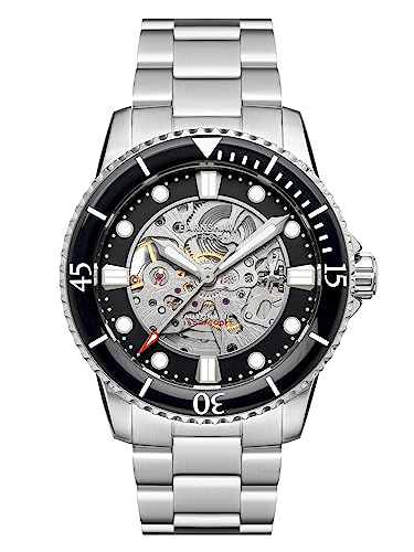 EARNSHAW Admiral Pole Skeleton Analog Black Dial Mens Watch-ES-8185-11 (B0B82PCBKQ) Amazon Price History, Amazon Price Tracker