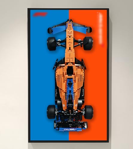 WETCEAOM Display Wallboard for Lego Technic 42141 McLaren Formula 1