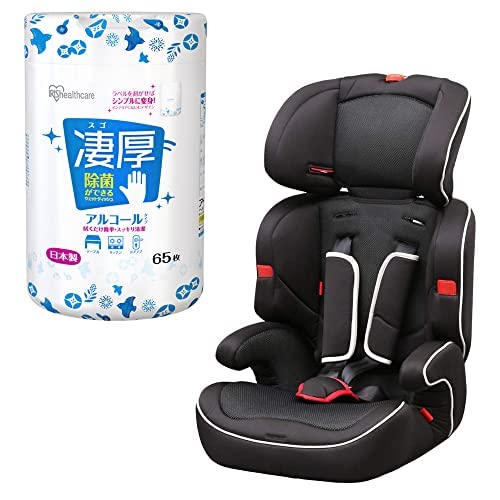 Amazon | アイリスプラザ 3WAY チャイルドシート ブラック + ウェット 