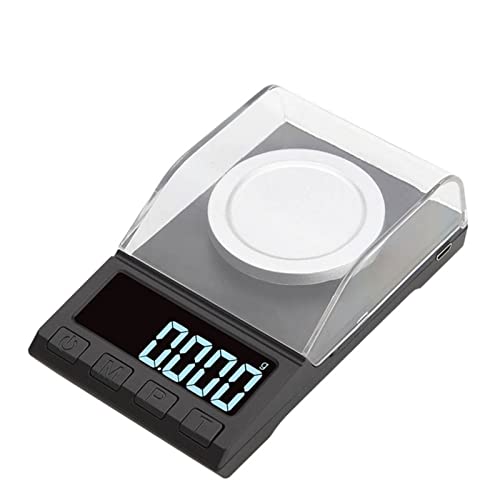 Báscula digital portátil de precisión 0.001 g 100g miniatura 1