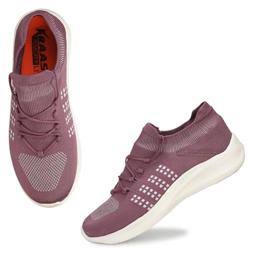 Image of Kraasa Women 4195 Casual Shoes | Sneakers for Daily Use and Casual Outfits | Fashion Footwear | Soft Cushioned Insole