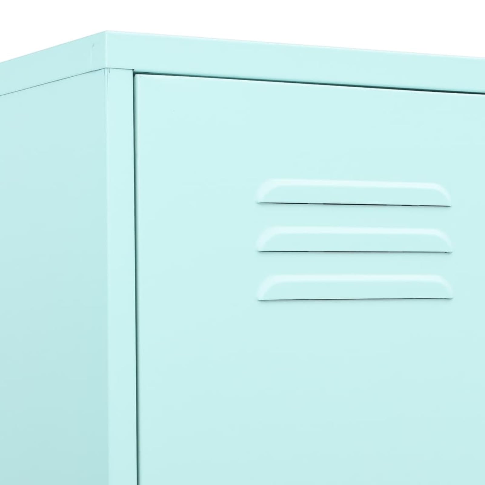 DJEKA Schließfachschrank Mintgrün Lagerschrank Spind Metallschrank Stahlschrank Aufbewahrungsschrank 35x46x180 cm Stahl Mehrzweckschrank Umkleideschrank Fächerschrank
