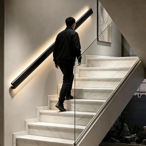 Éclairage LED pour main courante 230cm pour escalier intérieur