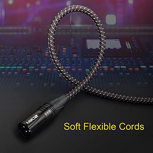 MIKIZ Kabel mikrofonowy XLR 10 m, 2 opakowania