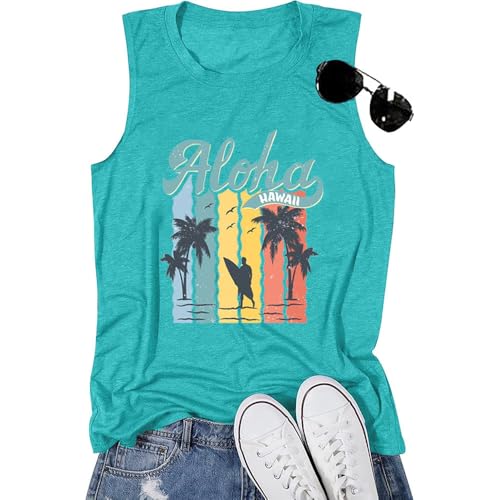 Image of Vacay Mode T Shirts for Women Summer Beach Hawaii Vacation Short Sleeve Tops Holiday Cruise Getaway T Shirts