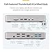 StarTech.com Thunderbolt 4 Dock - Dual 4K MacBook Pro and M4 Air, Quad Monitor 4K Windows, 16 Port 40Gbps Laptop Docking Station with 100W Charging, 2 x HDMI, 2 x DisplayPort (132N-TB4USB4DOCK)