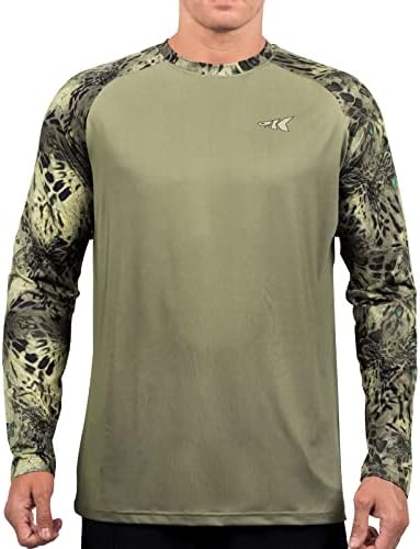 KastKing UPF 50 Fishing Shirts for Men, Long Sleeve Fishing Hiking Shirt, Breathable Moisture Wicking, Sun Shirts for Men