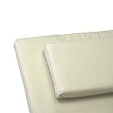 divero sonnenliege aus holz mit polster kopfpolster