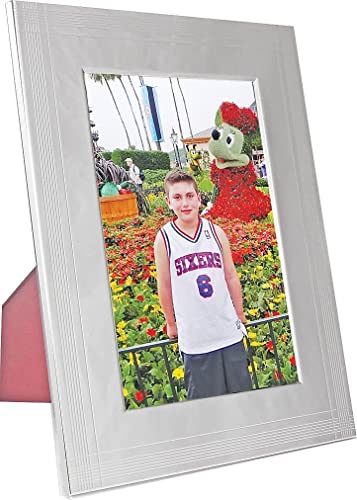 Cadre photo Marvin Natico 10x15 cm en bois et argent pour vos souvenirs