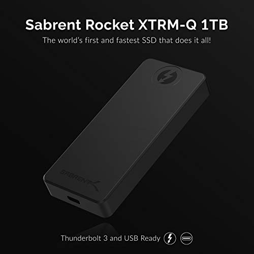 Sabrent Rocket XTRM-Q 1TB USB 3.2 / Thunderbolt 3 Externe SSD (SB-XTMQ-1TB) - Image 3