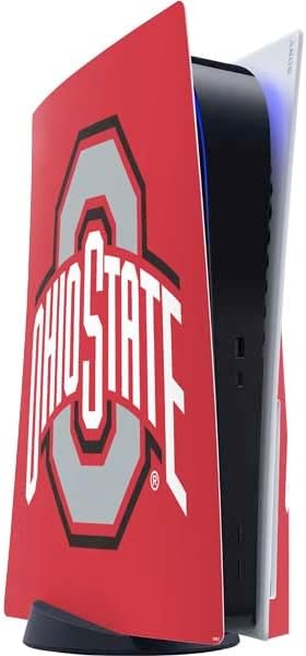 Skinit Decal Gaming Skin Compatible with PS5 Console - Officially Licensed Ohio State University OSU Black Design