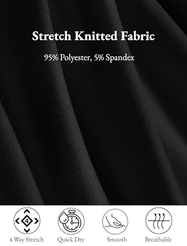 EXARUS 3 Pack Boys Cargo Joggers Hiking Pants Kids Lightweight Quick Dry Drawstring Elastic Waist Athletic 6-14Y2