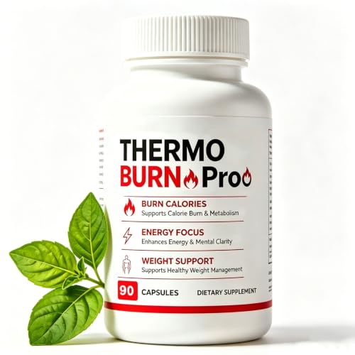 Thermo Burn Pro Capsules, Metabolism Support with Botanical Blend, Daily Keto Burn Supplement -90 Count