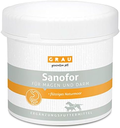 the original - Sanofor, healing moor to build up the intestinal flora, for a vital intestinal mucous membrane and flora, pack of 1 (1 x 500 g), supplementary food for dogs and cats