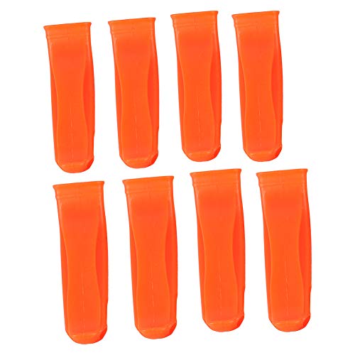 Jwthee 8Pcs Safety Whistle,Loud Plastic Whistles Clip for Boat Fishing Hiking Kayaking Camping Safety Survival Marine Safety Signal