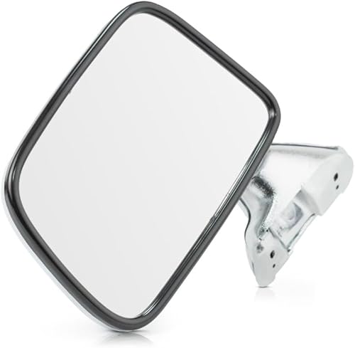 Para Toyota Pick Up 1987 1988 Espejo de puerta lateral del conductor Manual Plegado manual No calentado Tipo Deluxe Cromo Reemplazo para