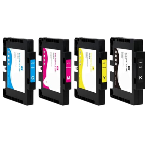Cartouche d'encre Ri 100 compatible Ricoh pack de 4 couleurs avec puce unique