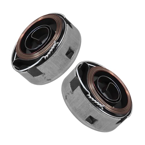 Mikikit 2 Sets Drill Press Quill Feed Return Coil Spring Assembly Steel Bench Drill Press Accessories Replacement Parts