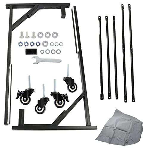 munirater Hard Top Storage Cart Transporter Hard Top Storage Replacement for 63-20 R129 W113 SL600 SL320 500SL 450SL TC107 9007900200 w/Wheels and Cover