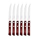 Tramontina Steakmesser 21 cm im 6-er Set, edles Steakbesteck aus rostfreiem Edelstahl