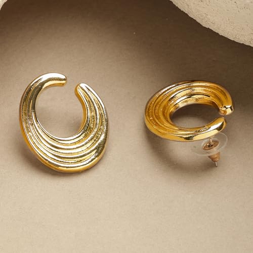 Image of Rubans Earrings Unique Design & Shapes Stylish Trendy Jewellery Gift for Women & Girls
