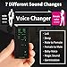 Mini Voice Changer Device Portable Sound Card Broadcast - 7 Voice Changes, Plug and Play, Small & Lightweight, Works for Phone, Computer, Tablet for for