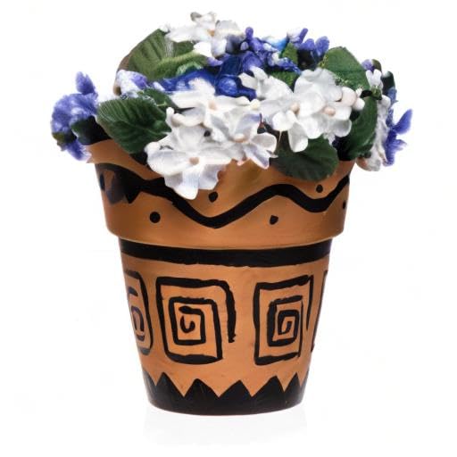 Baker Ross FE386 Kits d'artisanat de pot de fleurs de chat en bois - Lot de 3, faites votre propre pot de fleur, pots de plantation pour les enfants à décorer, activités