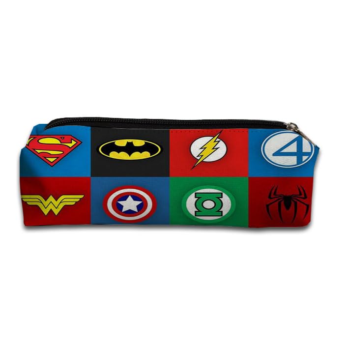 Estojo Escolar Porta Lápis - Linha Super Heróis 006