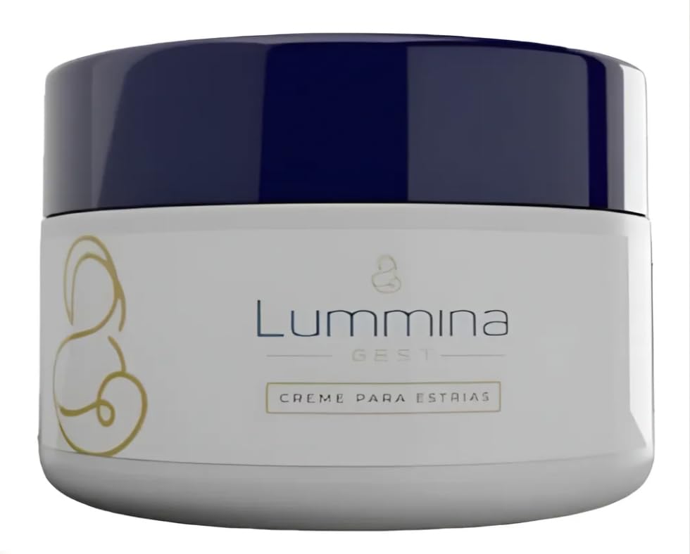 Lummina Gest – Stretch Mark Cream (Portuguese Label) | Deep Hydration & Skin Elasticity for Pregnancy | Prevents and Reduces Stretch Marks | 200g - Image 1 of 5