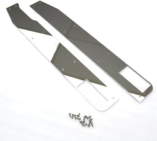 Technical Precision Replacement for Kenworth W900L Year 2010 SS Door KICK Panels with View Window Cutout ON Passenger Side