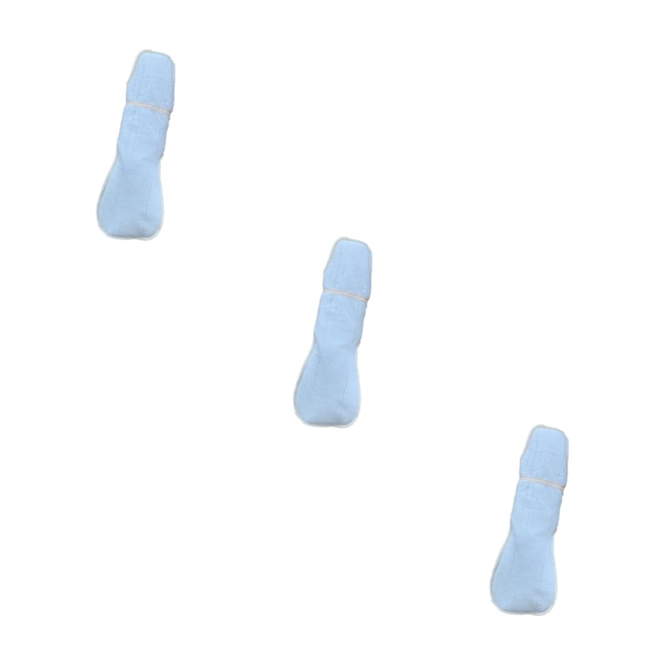 KOMBIUDA 3piezas Compresa Menstrual De Algodón Reutilizable Almohadilla Sanitaria Lavable Protección Contra Fugas Lateral Color Aleatorio