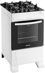 Fogão Atlas 4 Bocas branco Mônaco Top Glass com Acendimento automático - Bivolt