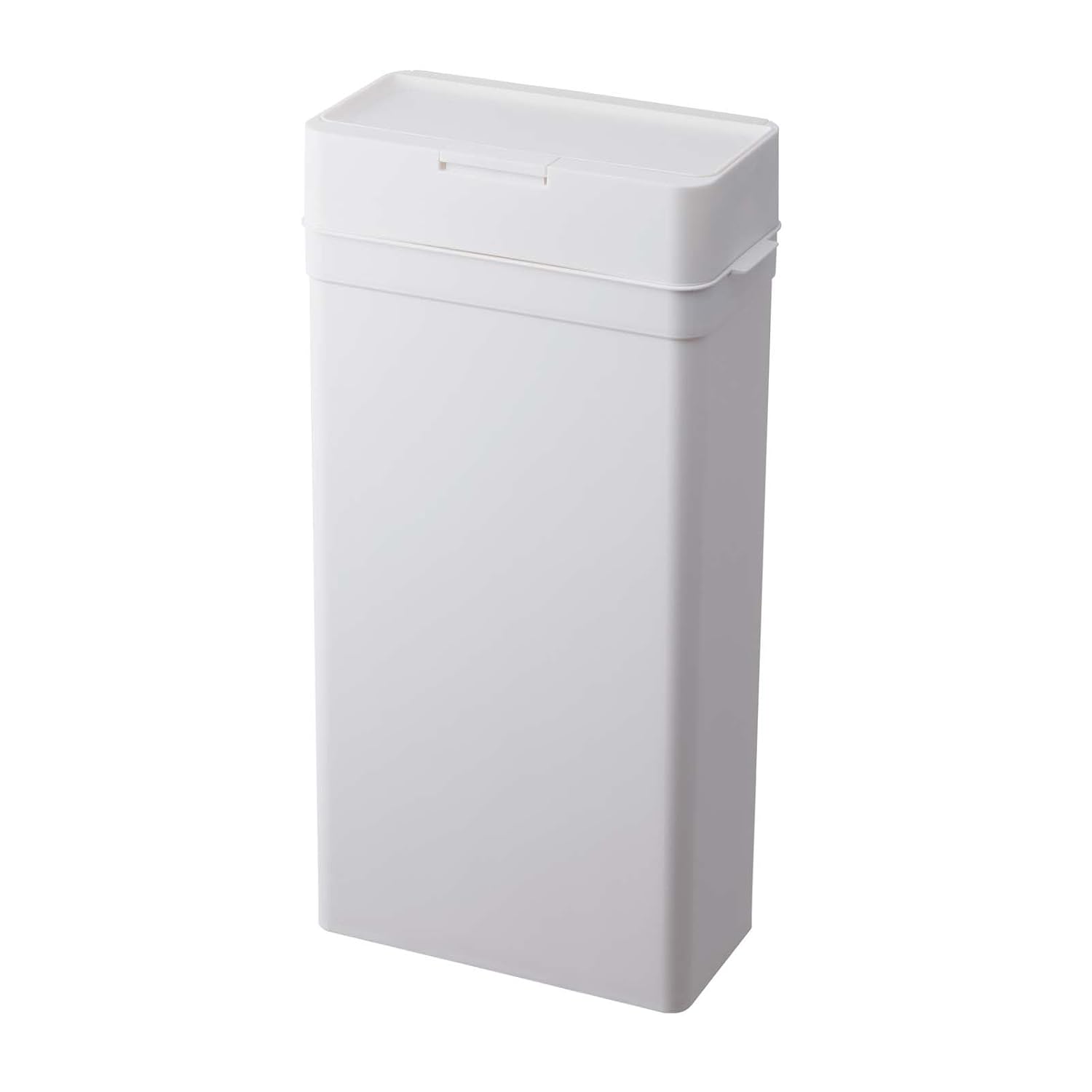 Like-it | LBD-02 | Odor-Free Trash Bin, Slim and Stylish | Odor Leakage Prevention, Kitchen, Living, Diaper and Pets | 13.2" × 6.7" × 24.6" | White | 6.6 gal 01) White 02)25L 01) Sealed
