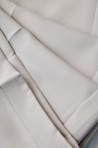 Image of SNITCH Men Casual Trousers | Relaxed Fit with Turned-Up Cuffs & Solid Pattern | Cotton Blend Fabric with Medium Stretch for Summer & Everyday Wear