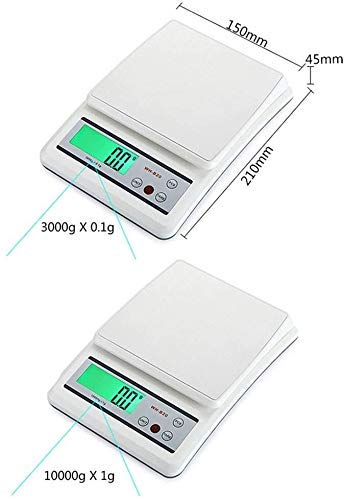 Báscula Electrónica Precisión Alta Acero Inoxidable 10000g miniatura 4